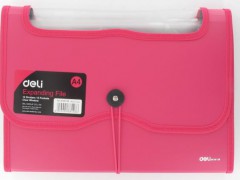 Deli Dosya Seperatörlü Körüklü 13 Bölmeli Lastikli A4