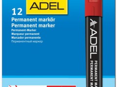 Adel Markör Permanent 1-5 MM Kırmızı Kesik Uçlu